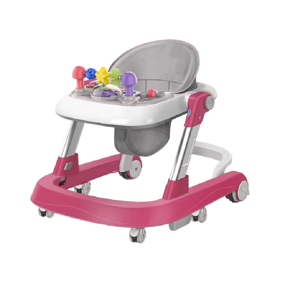KIDSHOP - Caminador Mesa Interactiva  Andadera Primeros K229-2 Rosa