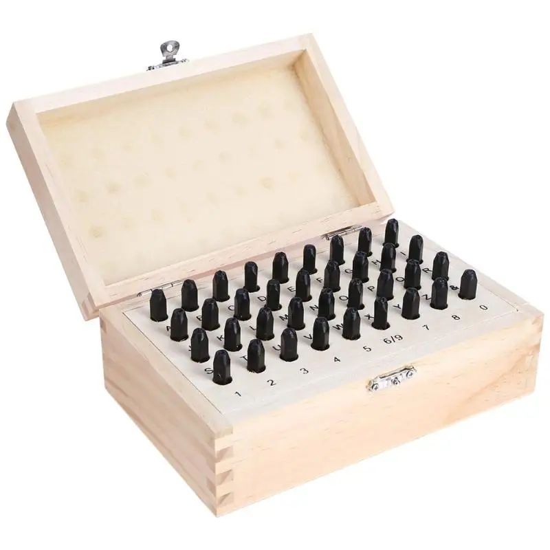 GENERICO - Kit De 36 Sellos Para Marcar Cuero Tala A Mano - Vito Leather