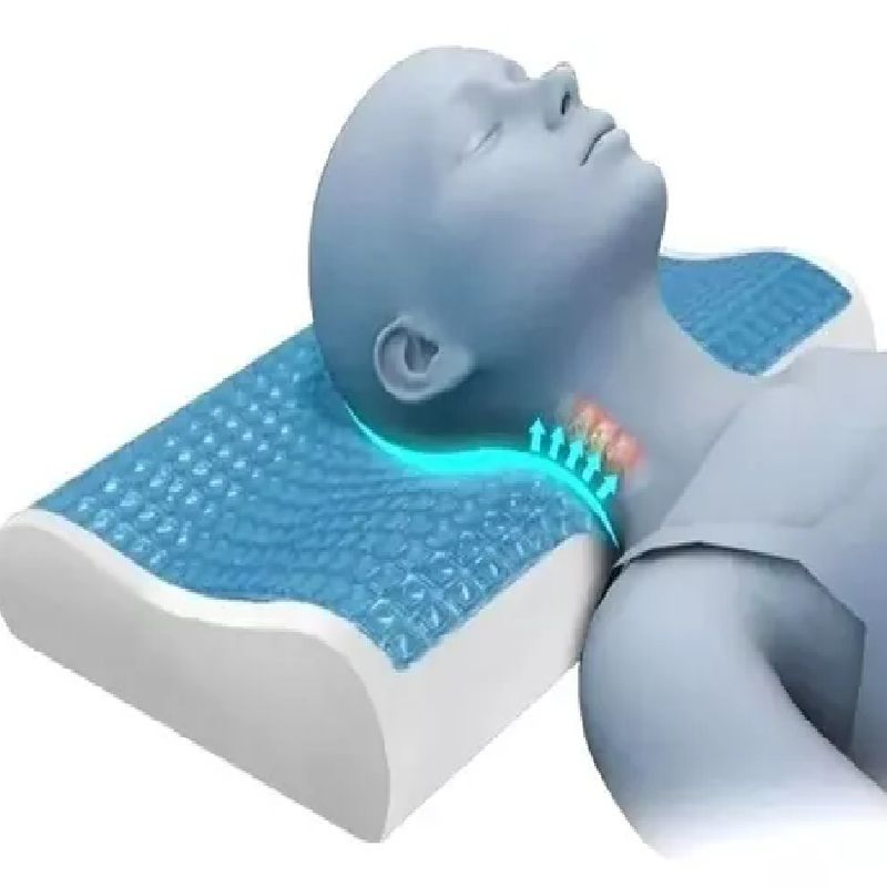 SKY - Almohada De Gel Ortopédica Memory Pillow Refrescante+funda.