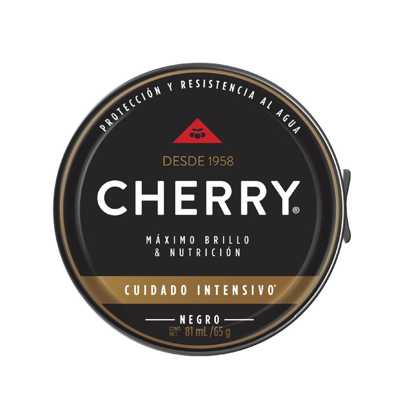 CHERRY - Cherry betún pasta Negro 65g