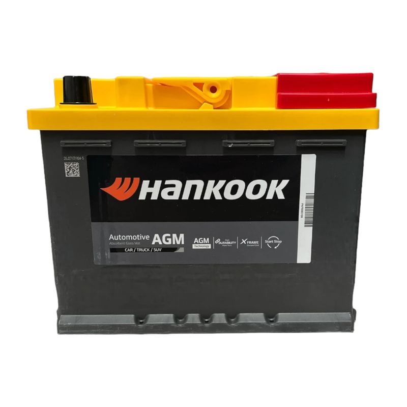 HANKOOK - BATERÍA PARA CARRO HANKOOK AGM SA 56020 60AH 680CCA