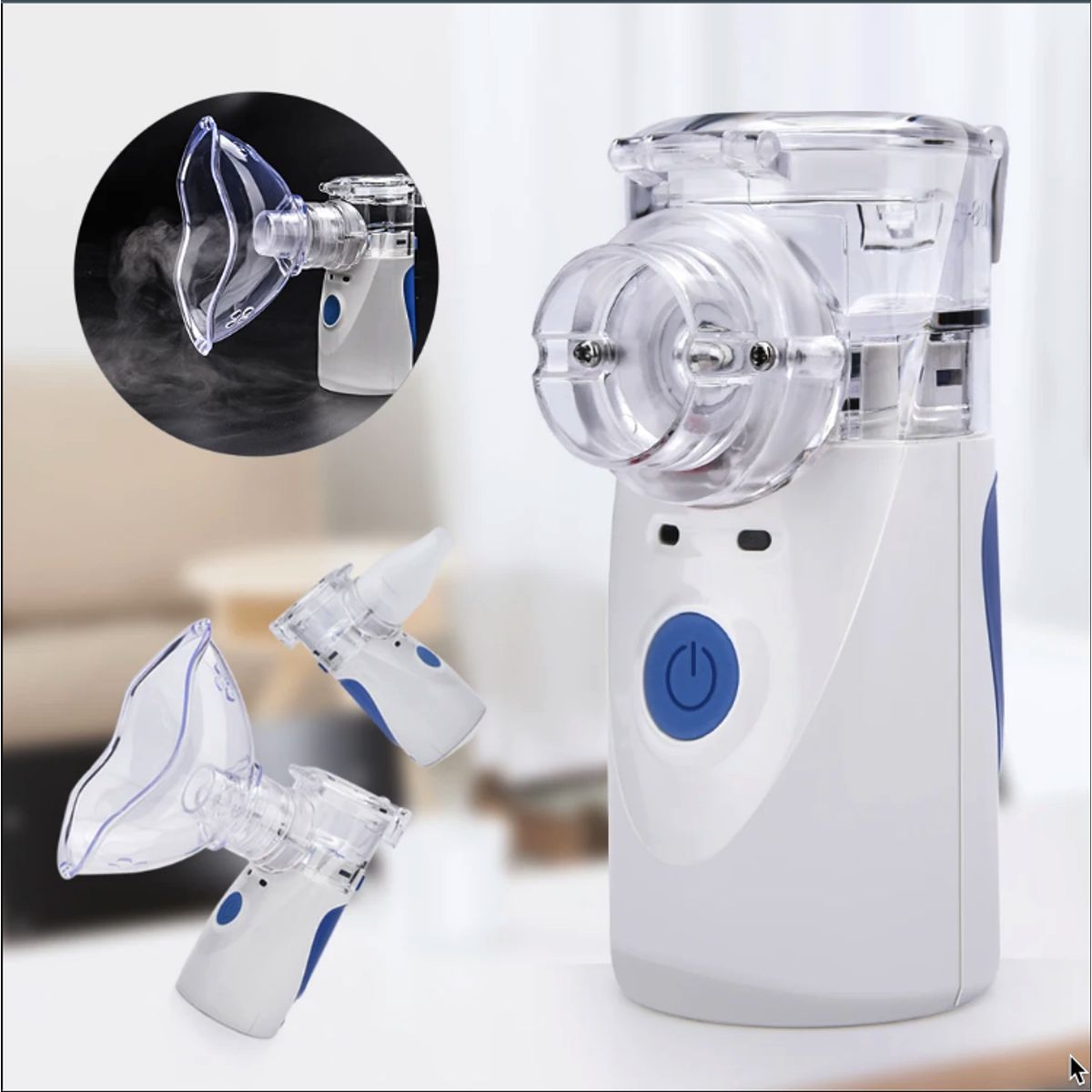 GENERICO - Nebulizador Ultrasónico Portátil Niñosadultos
