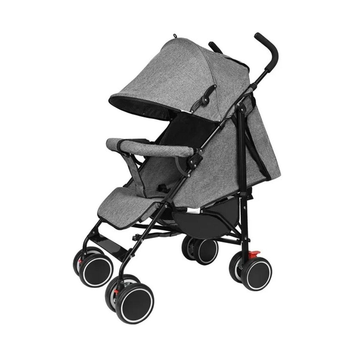 KIDSHOP - Coche Paseador Bebé Liviano Paraguas Multiposicion Gris 8030
