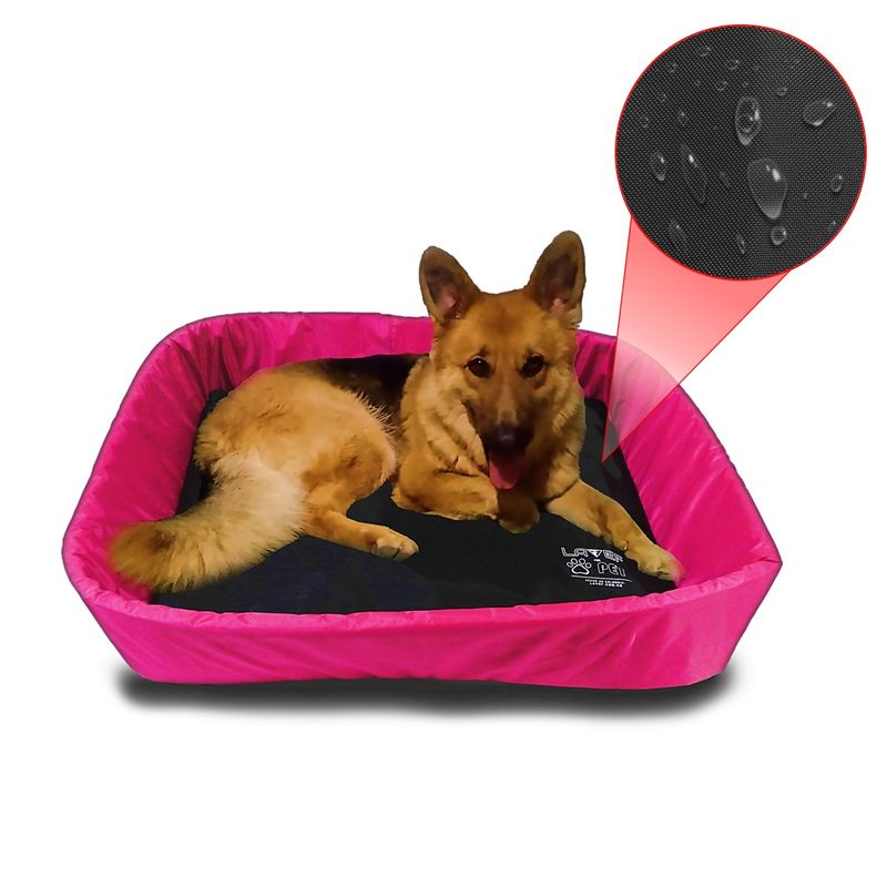 LAVEF - Cama Para Mascota Con Borde Antifluido Y Antirrasguños