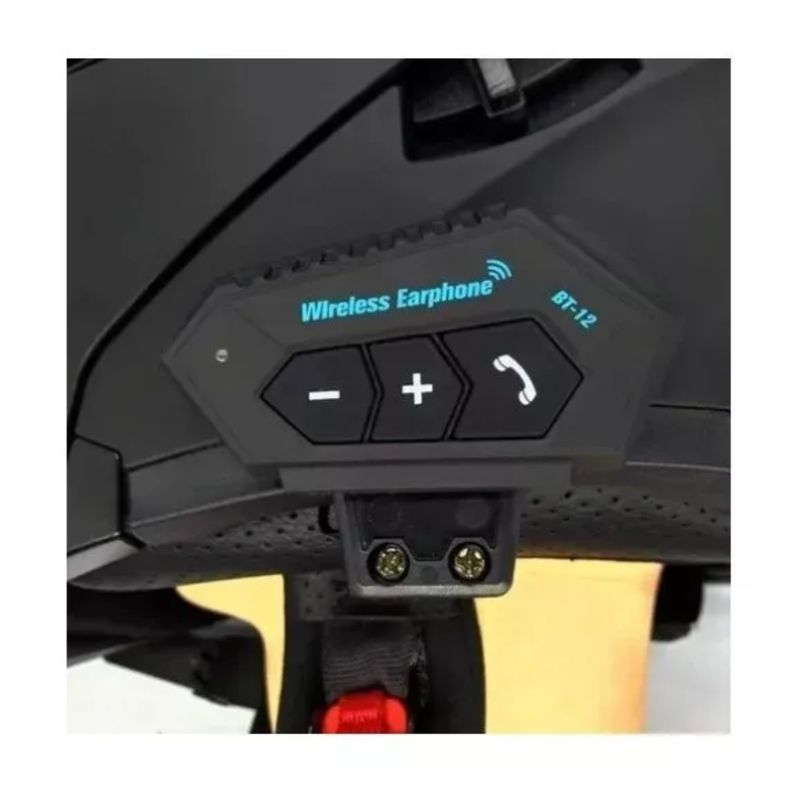 AFM - Intercomunicador Bt12 Auriculares Casco Bluetooh