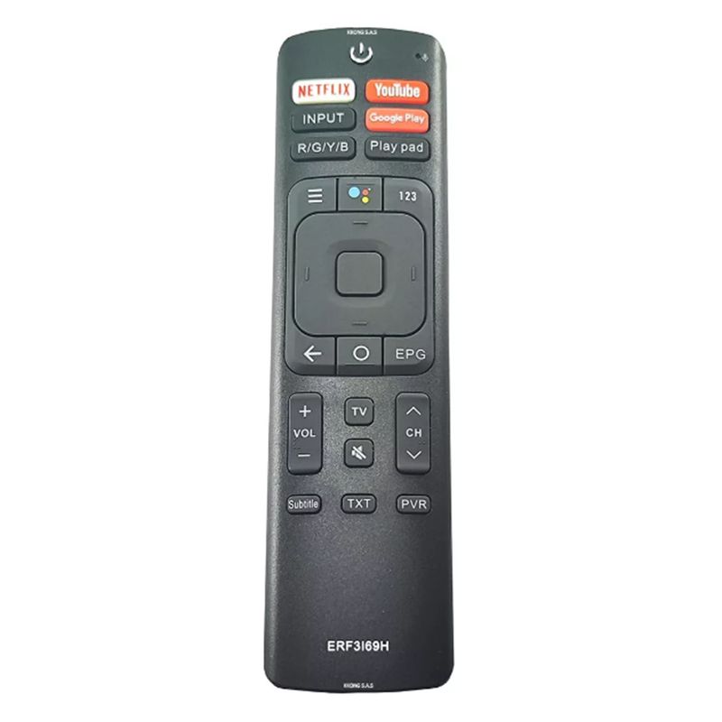 GENERICO - Control Para Tv Hisense Sin Comando De Voz Erf3i69h Netflix