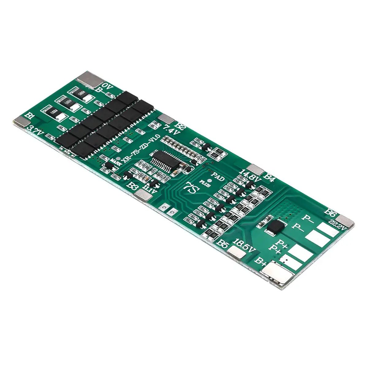 GENERICO - Tarjeta Carga BMS Bateria Li-ion 7S 30A Xr-7s-zd-vcx Con Balance