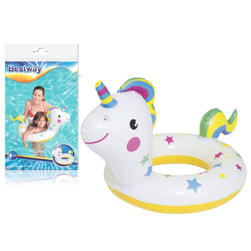 BESTWAY - Flotador Piscina Aro Bestway Figuras Niño Unisex 36128