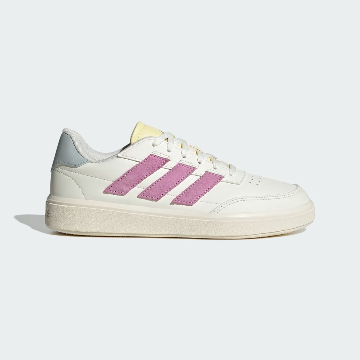ADIDAS - Tenis Adidas Mujer Courtblock IF6462 Blanco Rosa Casual