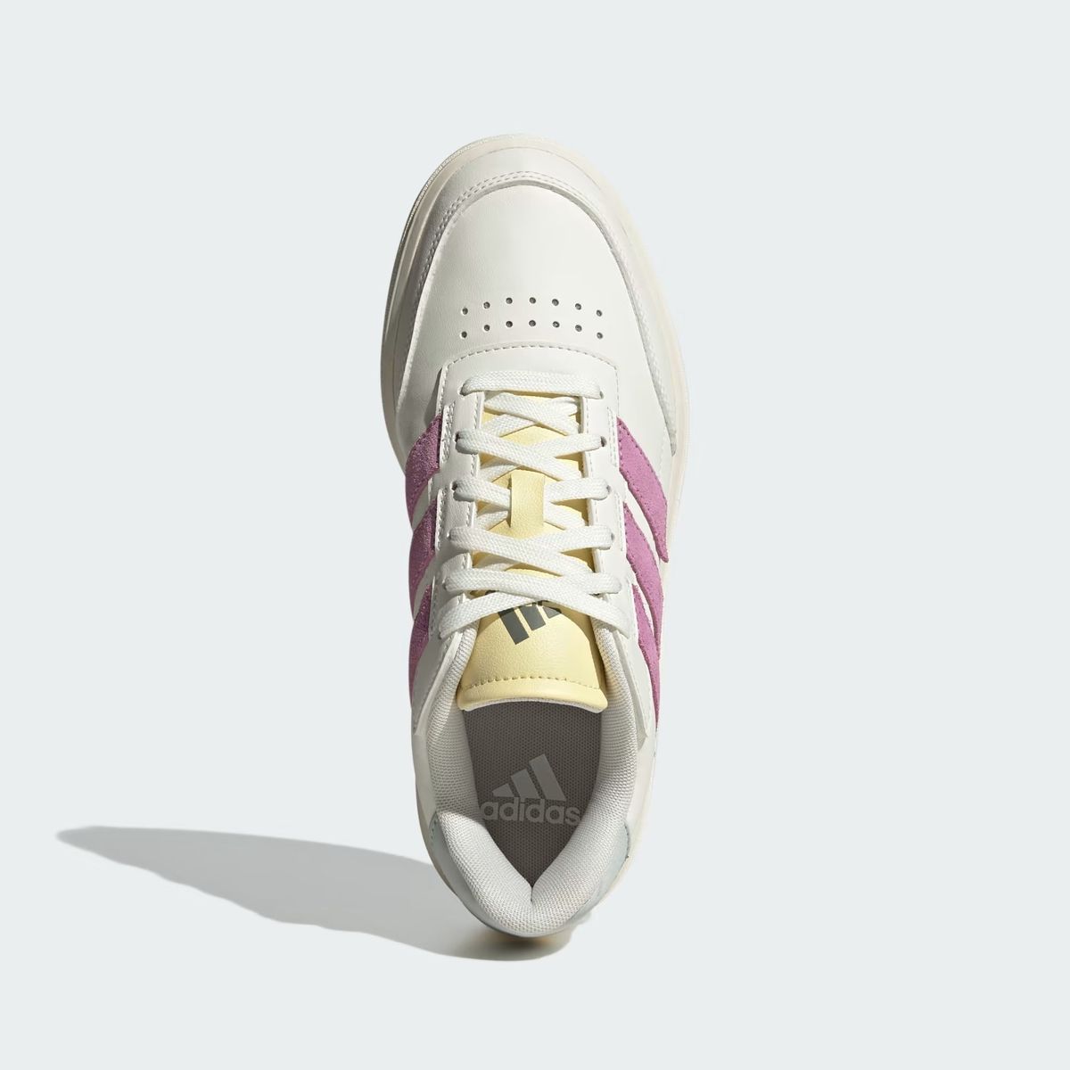 ADIDAS - Tenis Adidas Mujer Courtblock IF6462 Blanco Rosa Casual