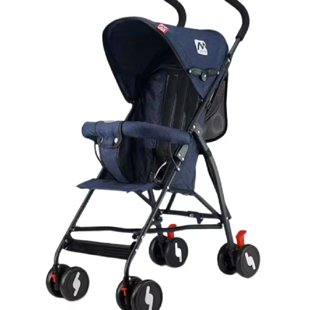 KIDSHOP - Coche Para Bebe Paseador Tipo Sombrilla Liviano Fino Azul oscuro 8069