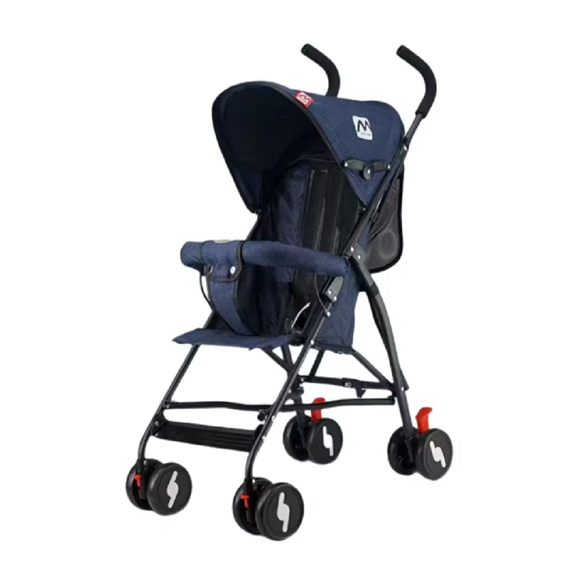 KIDSHOP - Coche Para Bebe Paseador Tipo Sombrilla Liviano Fino Azul oscuro 8069