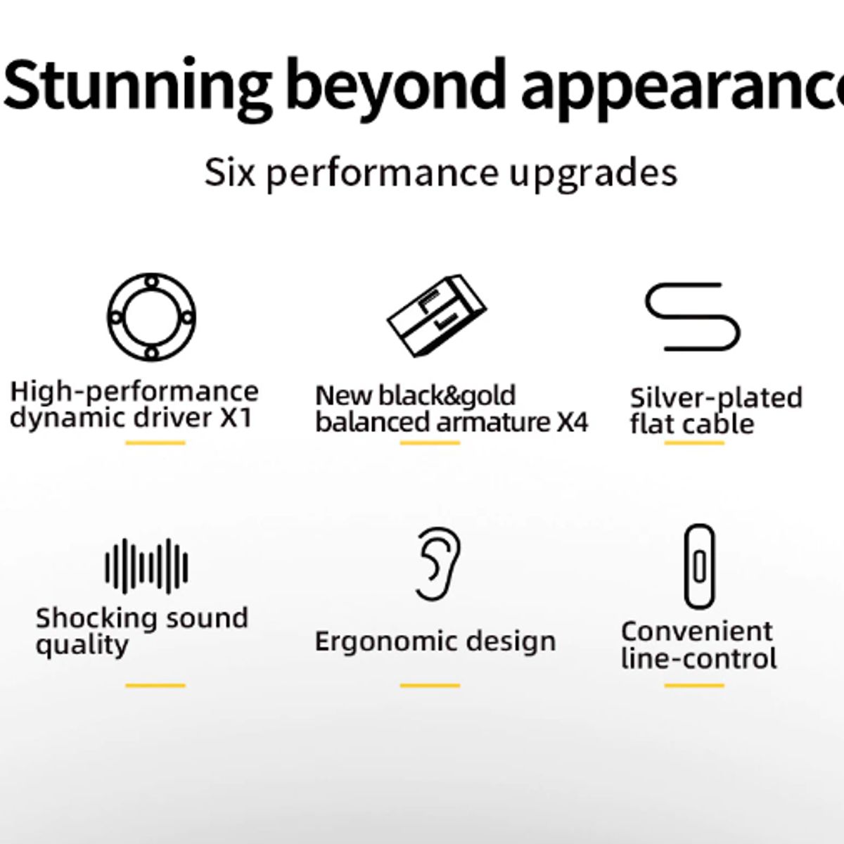 KZ - Audifonos In Ear Kz Zs10 Pro X Negros CON MICROFONO