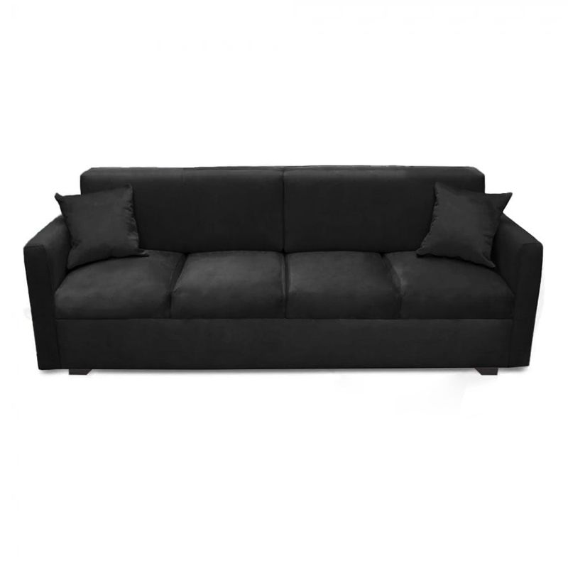 MAGIC CLASS - SOFÁ MODERNO RIVERSIDE MICROFIBRA NEGRO