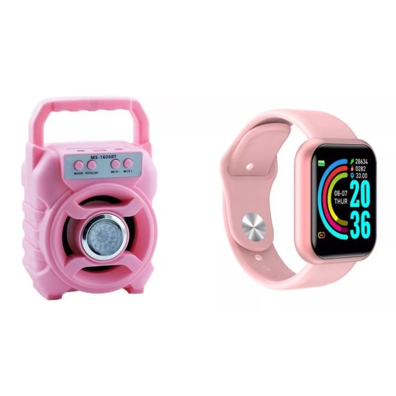 GENERICO - Reloj Smart D20 Pro Inteligente + Parlante Bocina Bluetooth.