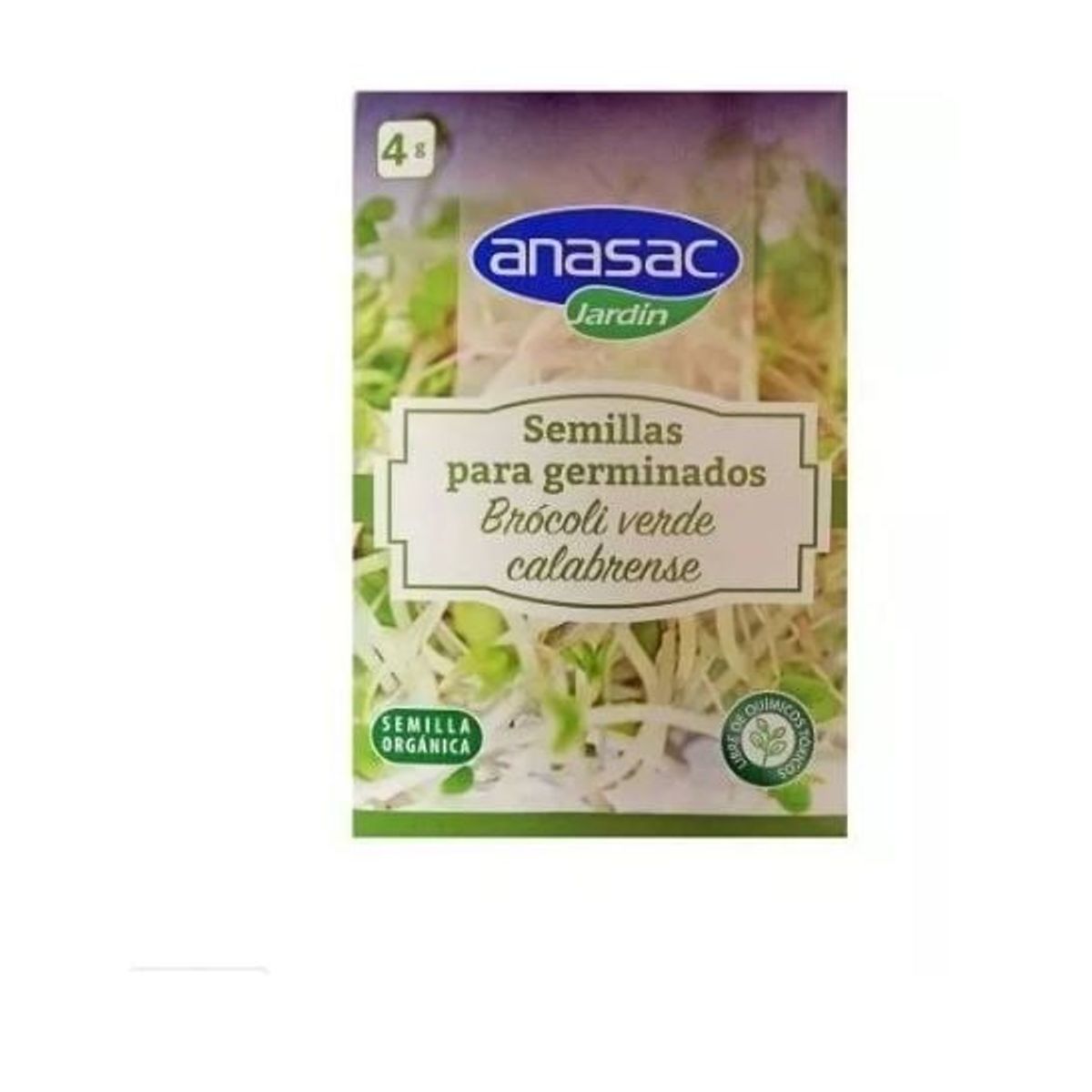 ANASAC - Semillas Germinados Brócoli Verde 4g