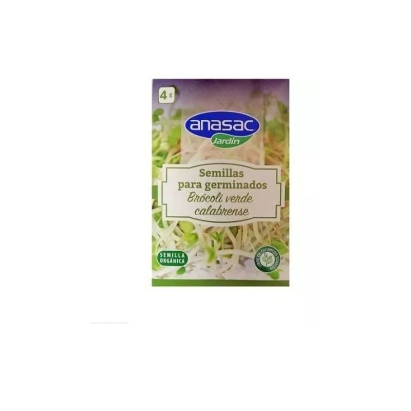 ANASAC - Semillas Germinados Brócoli Verde 4g