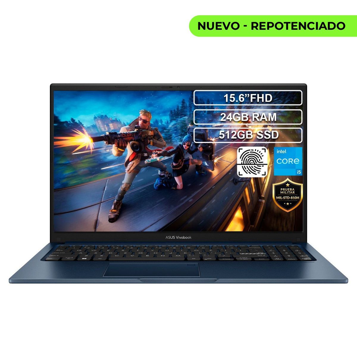 ASUS - Portátil Asus X1504ZA Core i5 1235u 24gb 512gb FHD 60Hz 15.6
