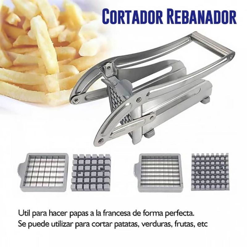 GENERICO - Rebanador Picador Metálico  Papas A La Francesa