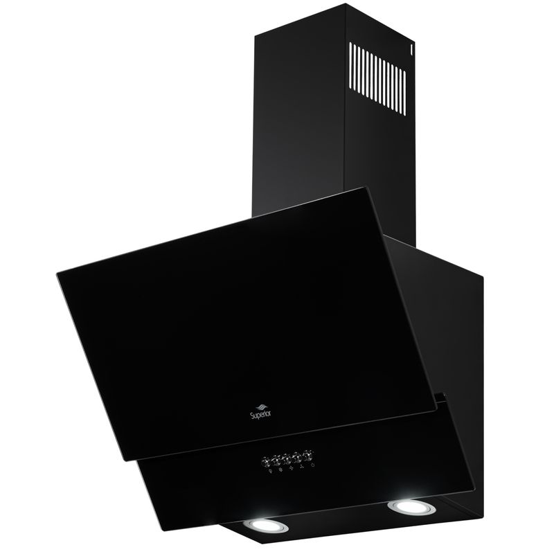 SUPERIOR - Campana Extractora tipo Península CN 8081-1 Negra
