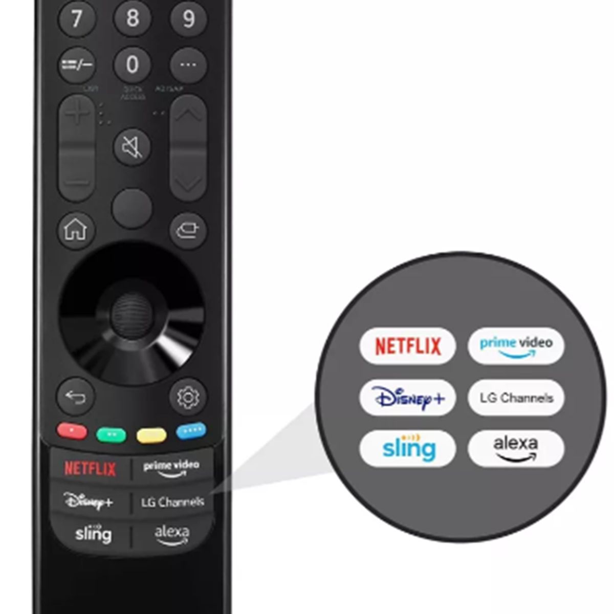 GENERICO - Control Para Tv LG Magico Mr23ga Con Comando De Voz Puntero