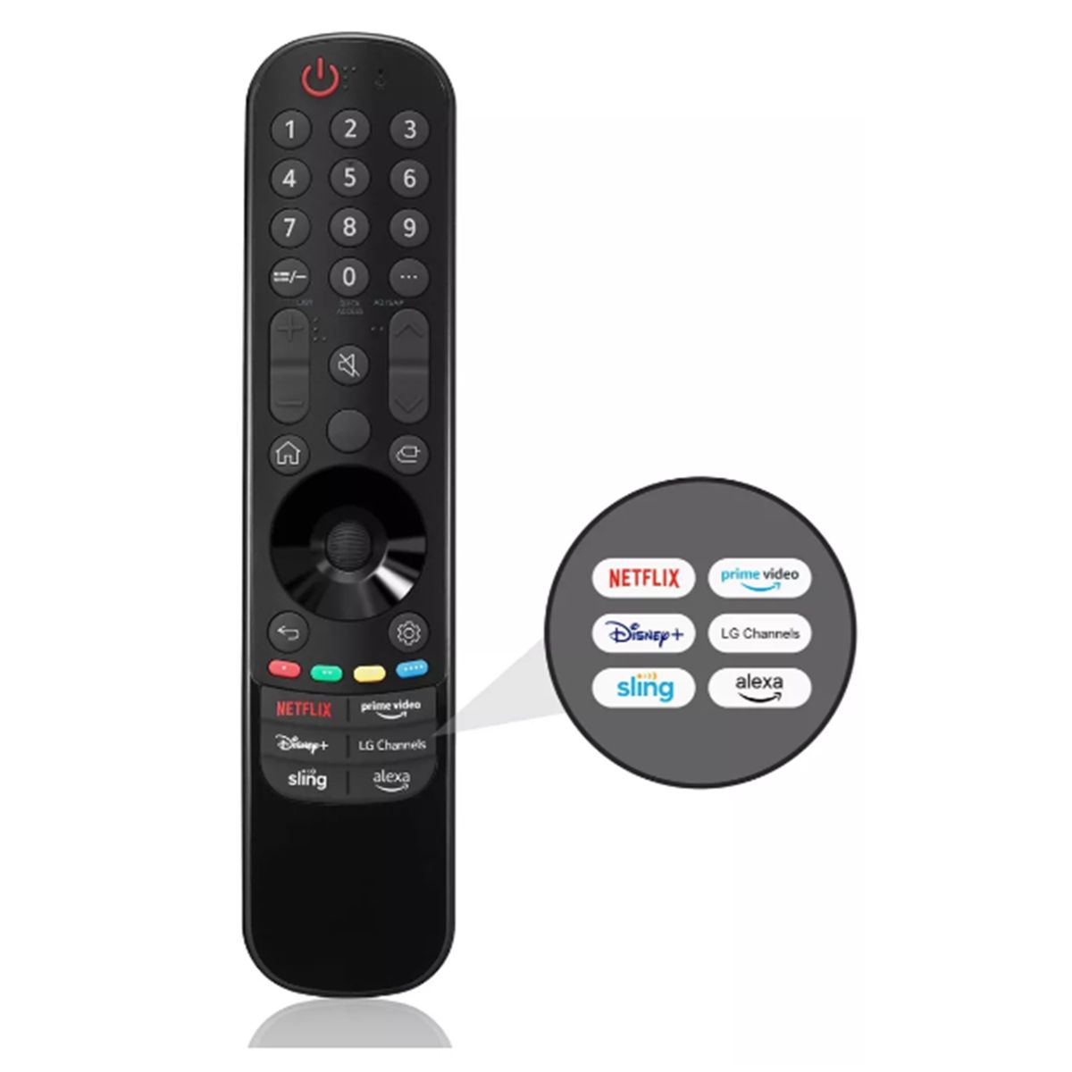 GENERICO - Control Para Tv LG Magico Mr23ga Con Comando De Voz Puntero