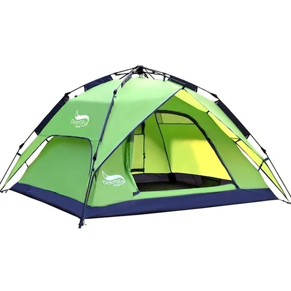 GENERICO - Camping Carpa Armado Automatico 3-4 Personas Doble Capa