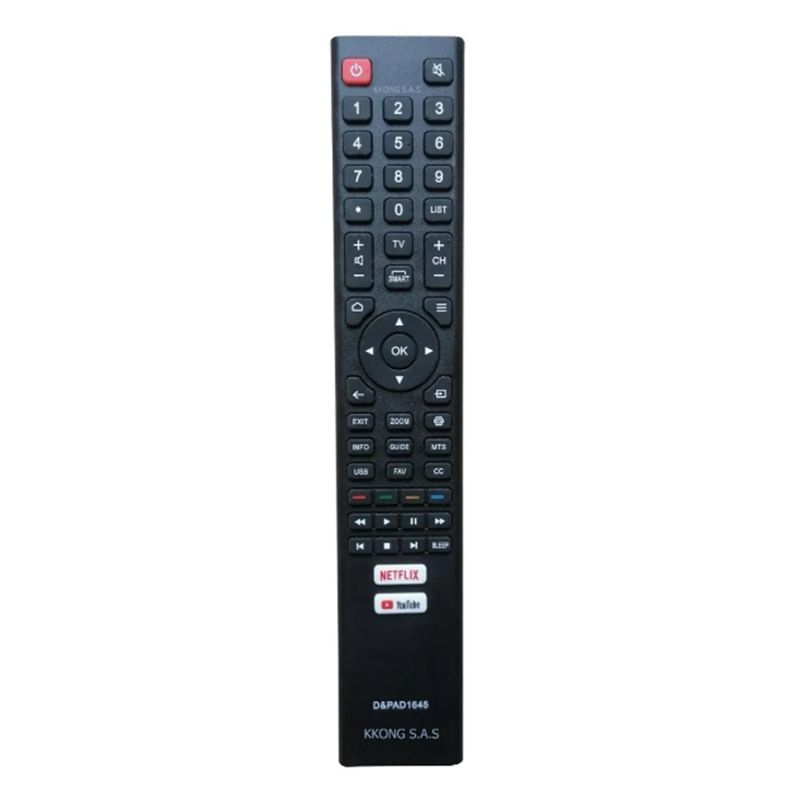 GENERICO - Control Remoto Tv Kalley Largo Modelos 2018 - 2021 + Obsequi
