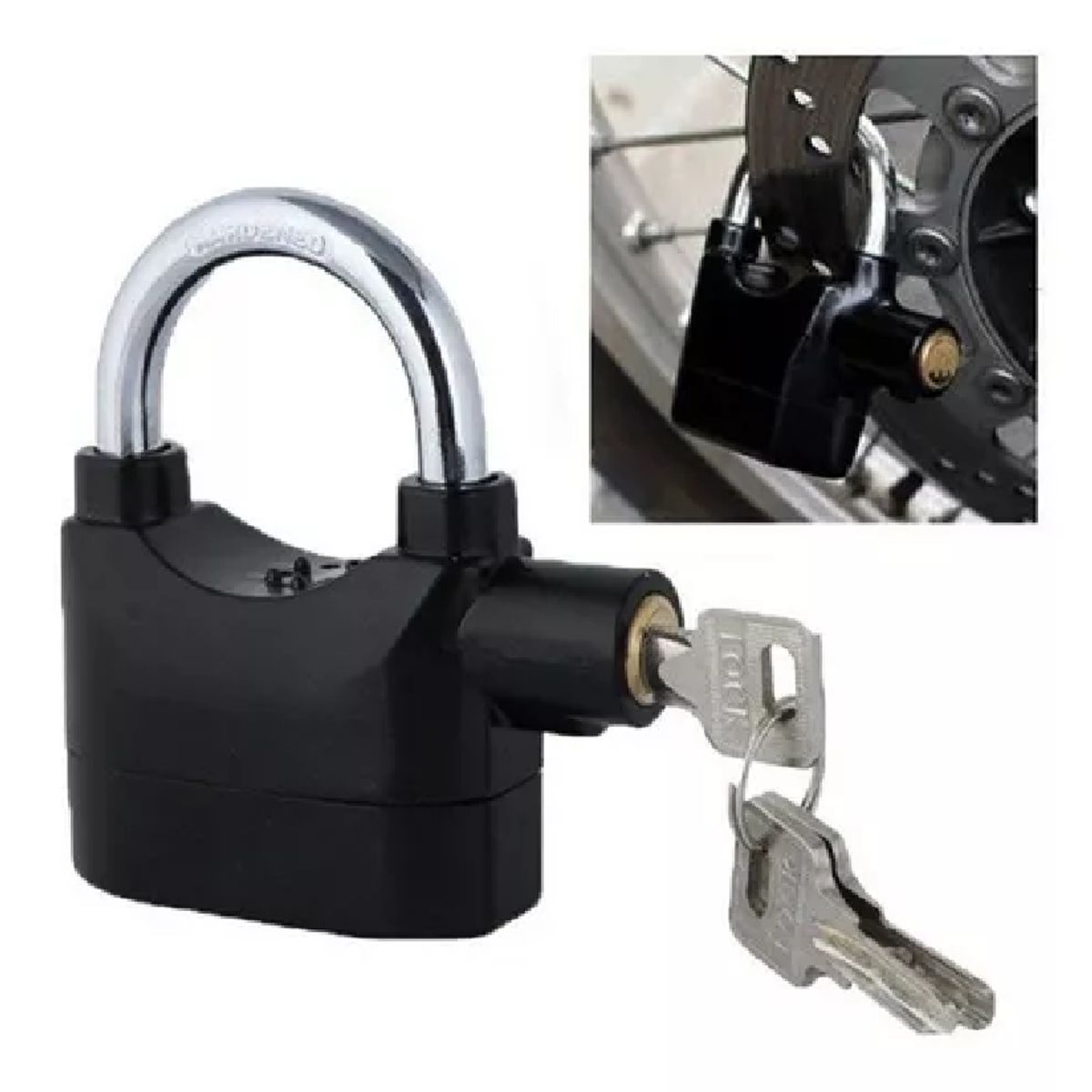 SKY - Candado Con Alarma Para Motos Y Bicicletas