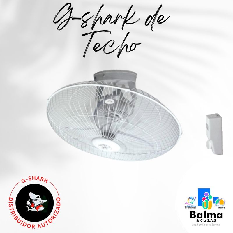 G SHARK - VENTILADOR G SHARK MAX DE TECHO ORBITAL DE 18 PULGADAS BLANCO