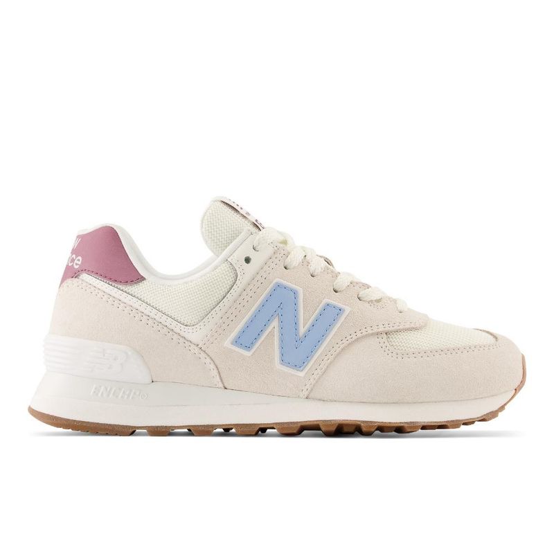 NEW BALANCE - Tenis New Balance 574 Mujer-Gris/Rosa