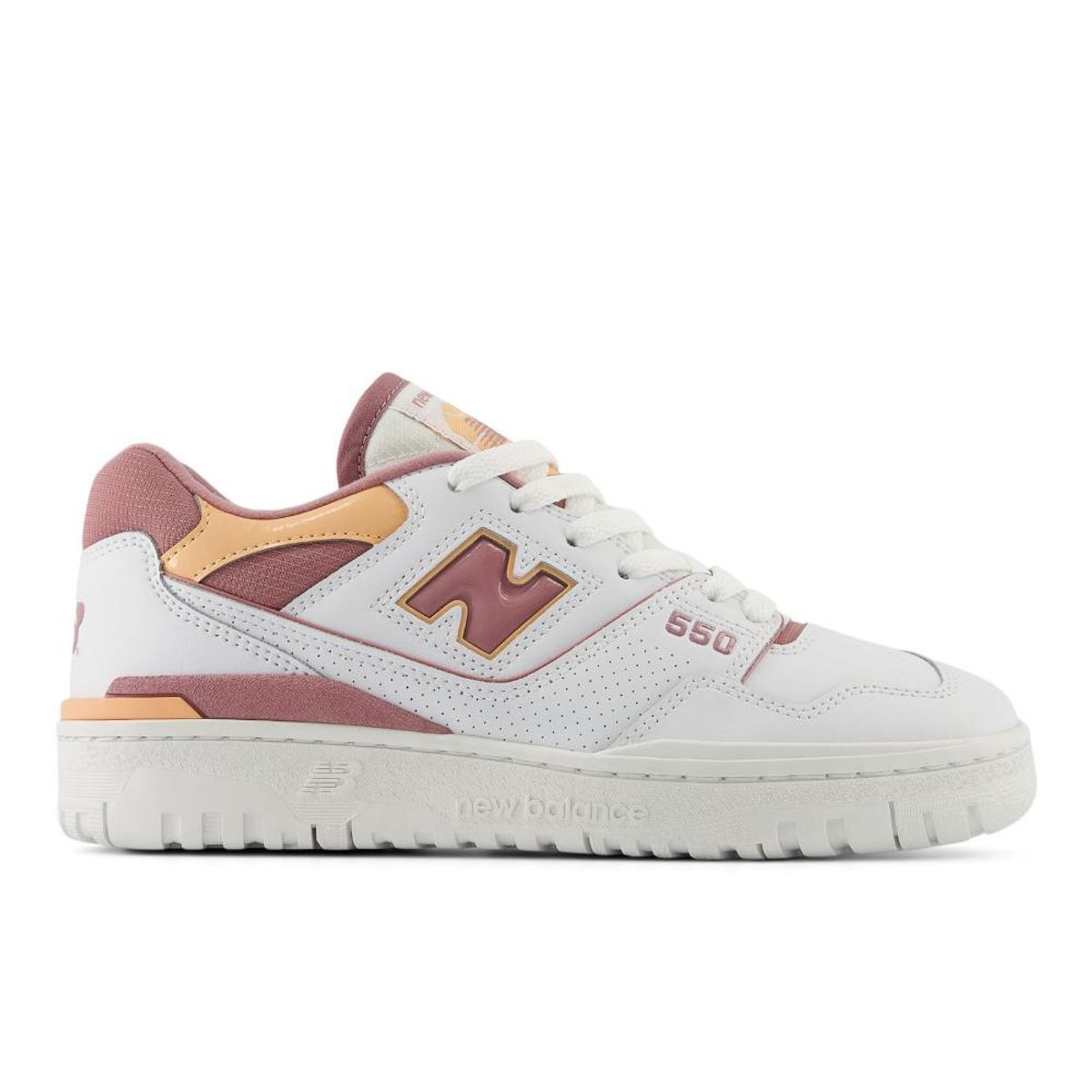 NEW BALANCE - Tenis New Balance 550 Mujer-Blanco/Rojo