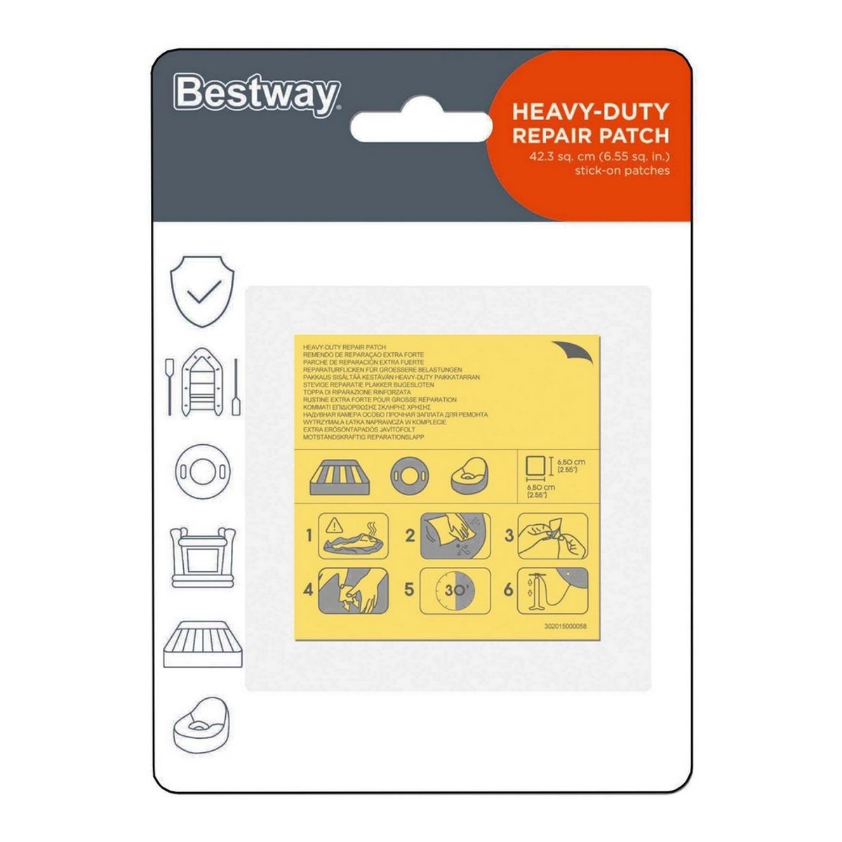 BESTWAY - Parches De Reparación Para Piscinas Y Colchones Inflables 10