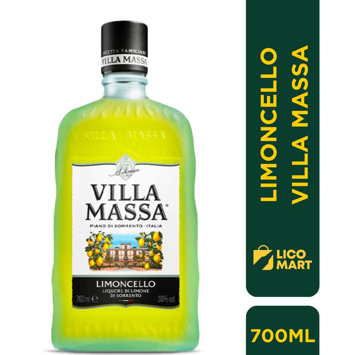 GENERICO - LIMONCELLO VILLA MASSA LICOR DE LIMÓN ITALIANO 700 ML