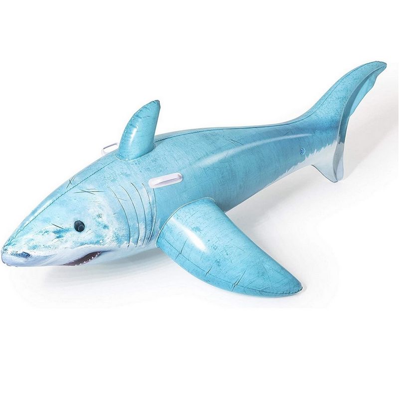 BESTWAY - Flotador Piscina Inflable Bestway 41405 Tiburón Blanco