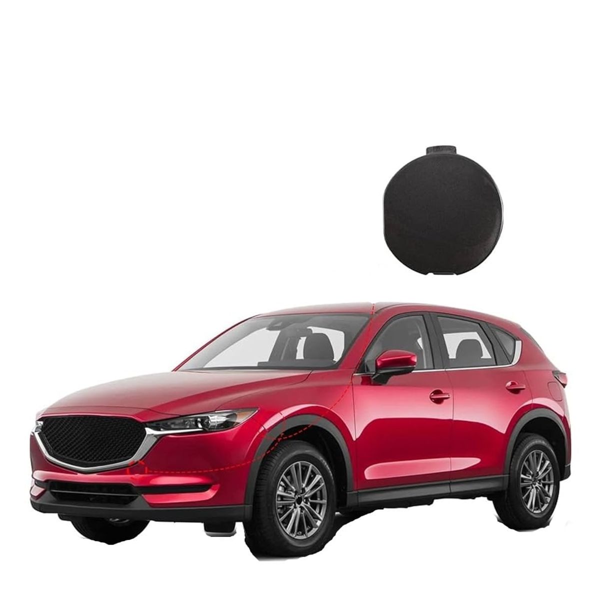 GENERICO - accesorios mazda cx5 tapa bomper delantero izquierda 2017-22