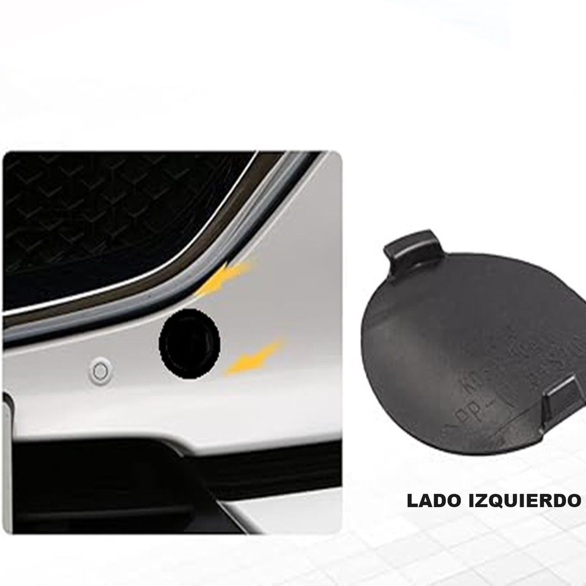 GENERICO - accesorios mazda cx5 tapa bomper delantero izquierda 2017-22