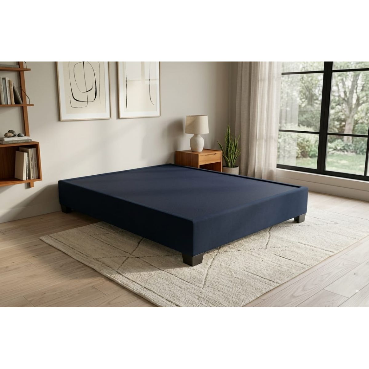 ACQUA MUEBLERIA - Base Cama Doble Negra 140X190cm
