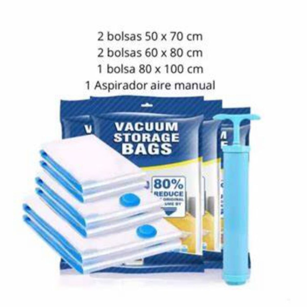 GENERICO - Bolsas Empacadora al Vacio Viaje Kit