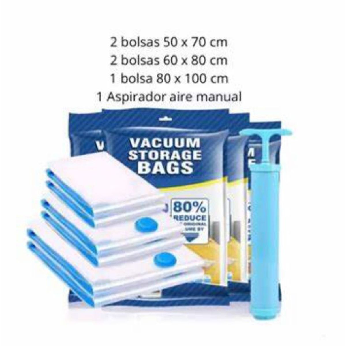 GENERICO - Bolsas Empacadora al Vacio Viaje Kit