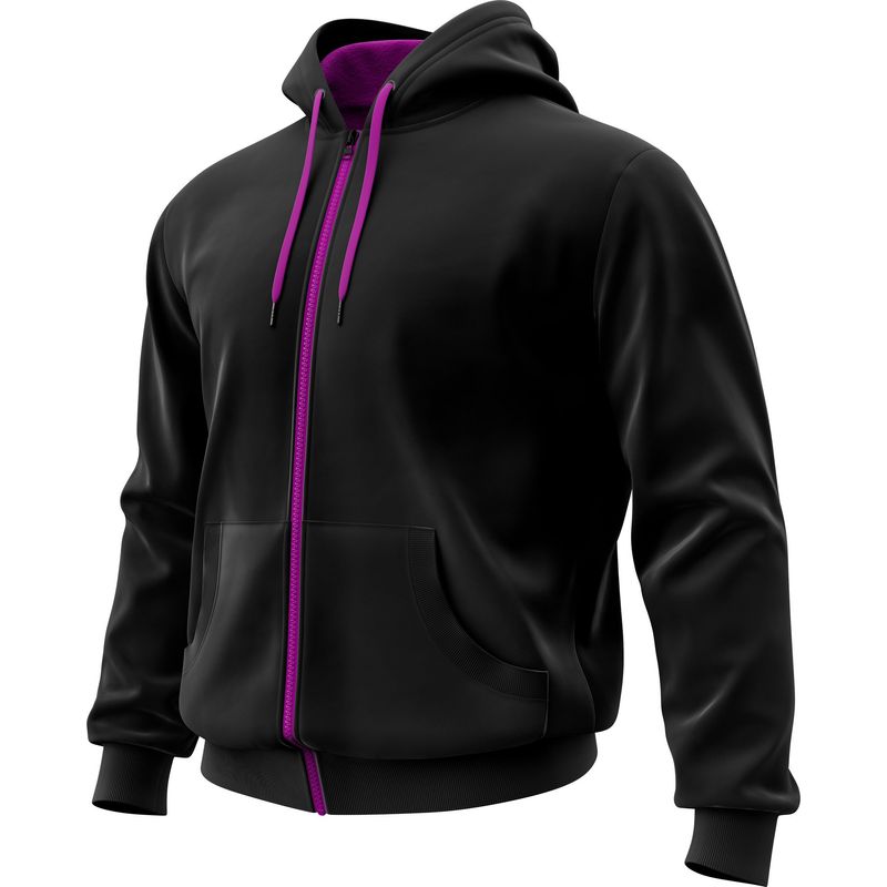 SEVEN ONE - Hoodie Buzo con cremallera Algodon Perchado 280Gr  Seven One - Hombre
