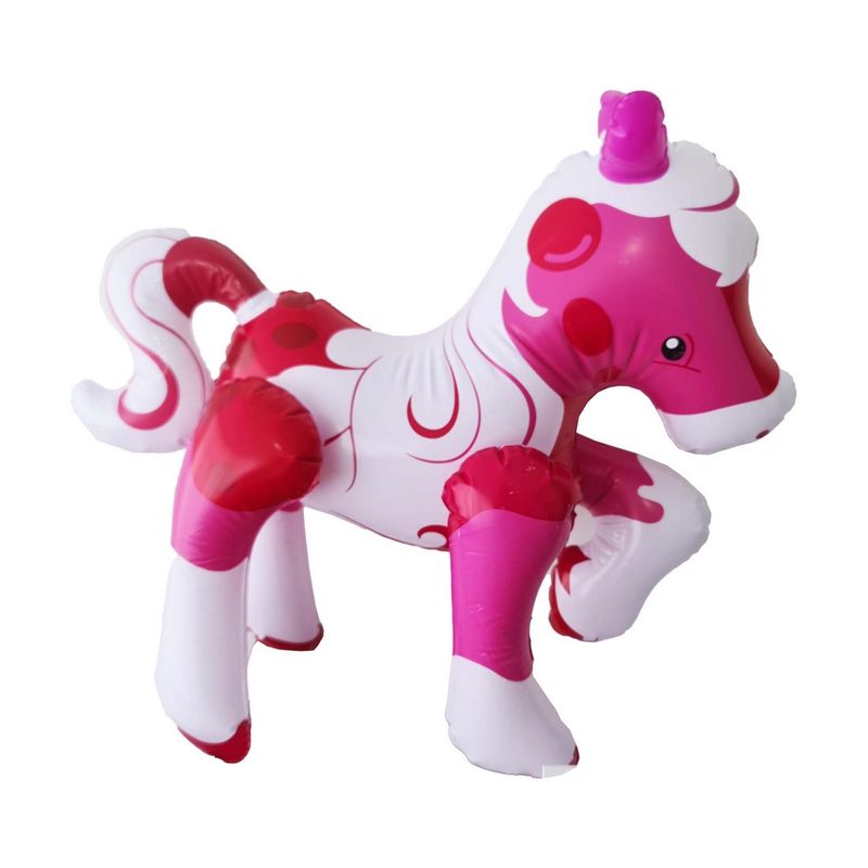 DAYOSHOP - Pony Caballo Burrito Inflable Niños Juguete