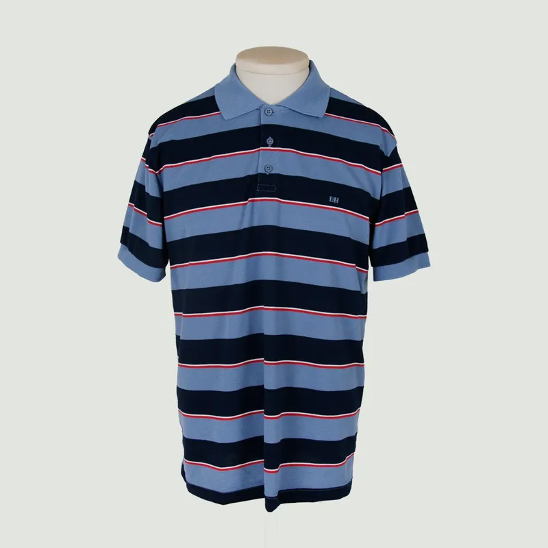 L Y H - Camiseta Para Hombre Azul Marca L&H