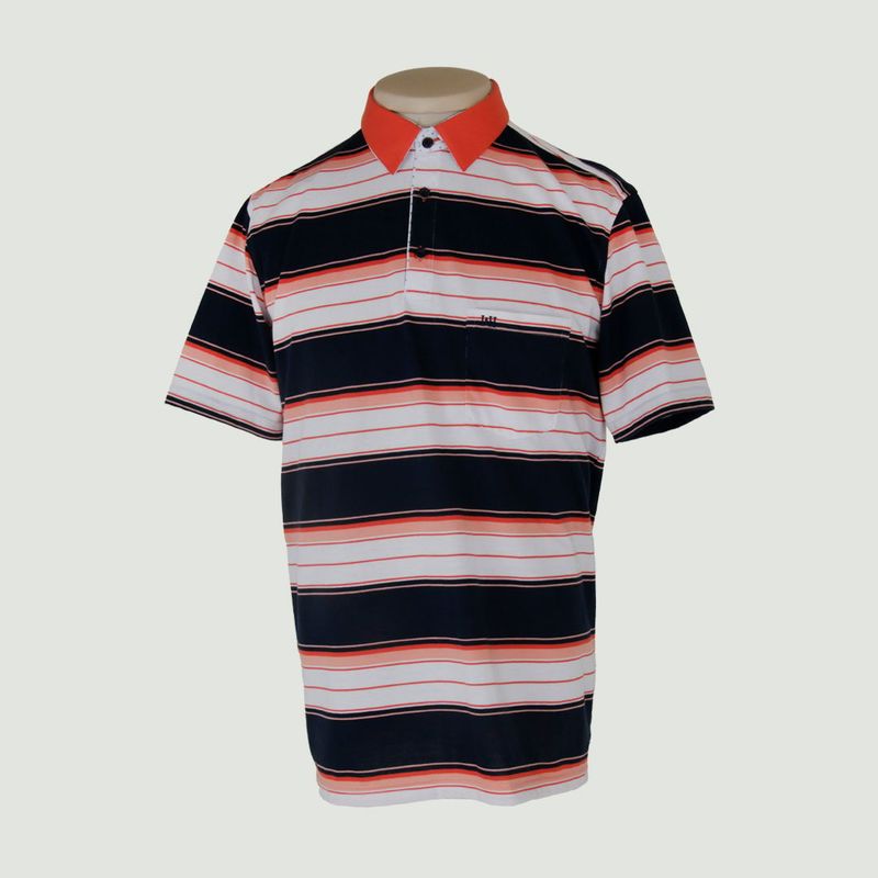 L Y H - Camiseta Para Hombre Manga Corta Naranjo Marca L&H