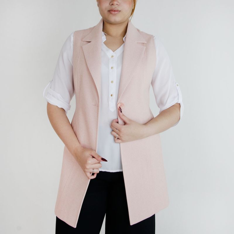 L Y H - Chaleco Para Mujer Rosa Marca L&H