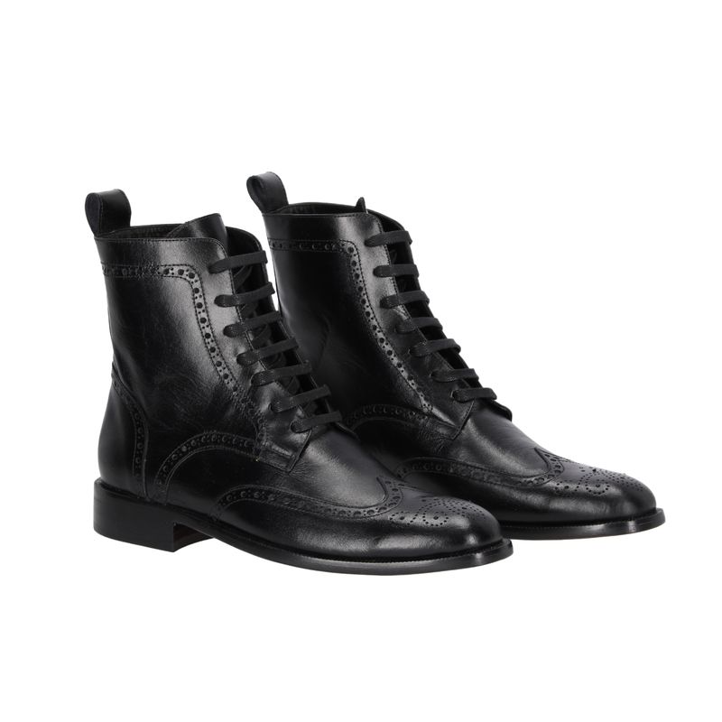 LA CHAQUETERIA - Botas en Cuero Negro Rushbell