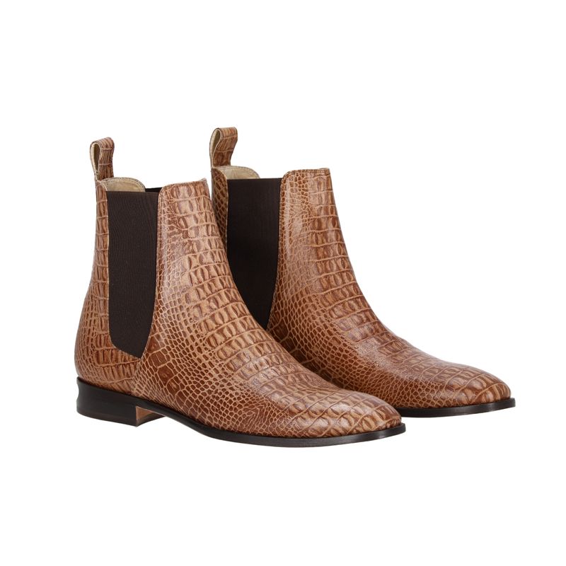 LA CHAQUETERIA - Botas Texanas Folia Cocodrilo Miel