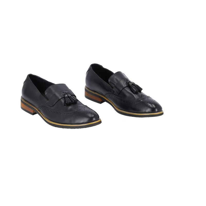 LA CHAQUETERIA - Zapato en Cuero Negro Mocasín Lchz05