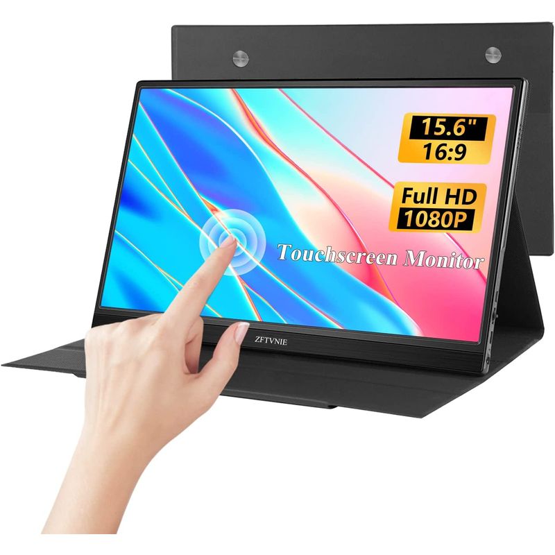 GEF - Monitor Portatil Pantalla Tactil Hdmi Usb C Full Hd