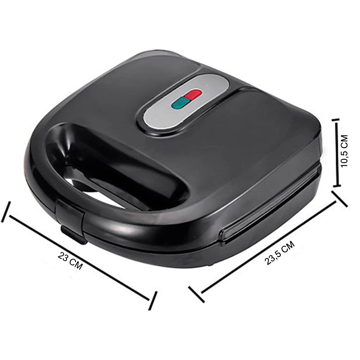 GENERICO - Sandwichera Electrica Multifunción 4 En 1 Panini Donas Wafle